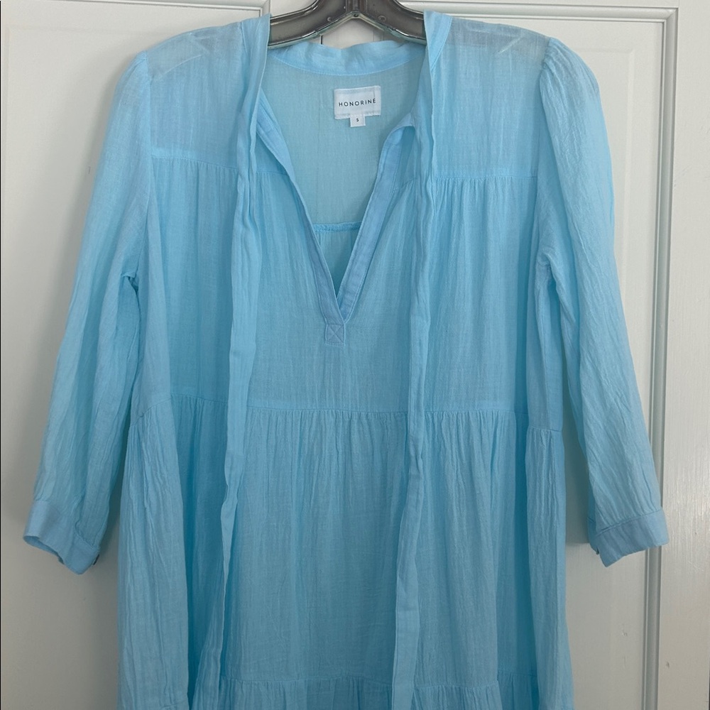 Honorine Light Blue Maxi Dress size s - Picture 3 of 5